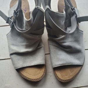 Blowfish canvas sandal size 8